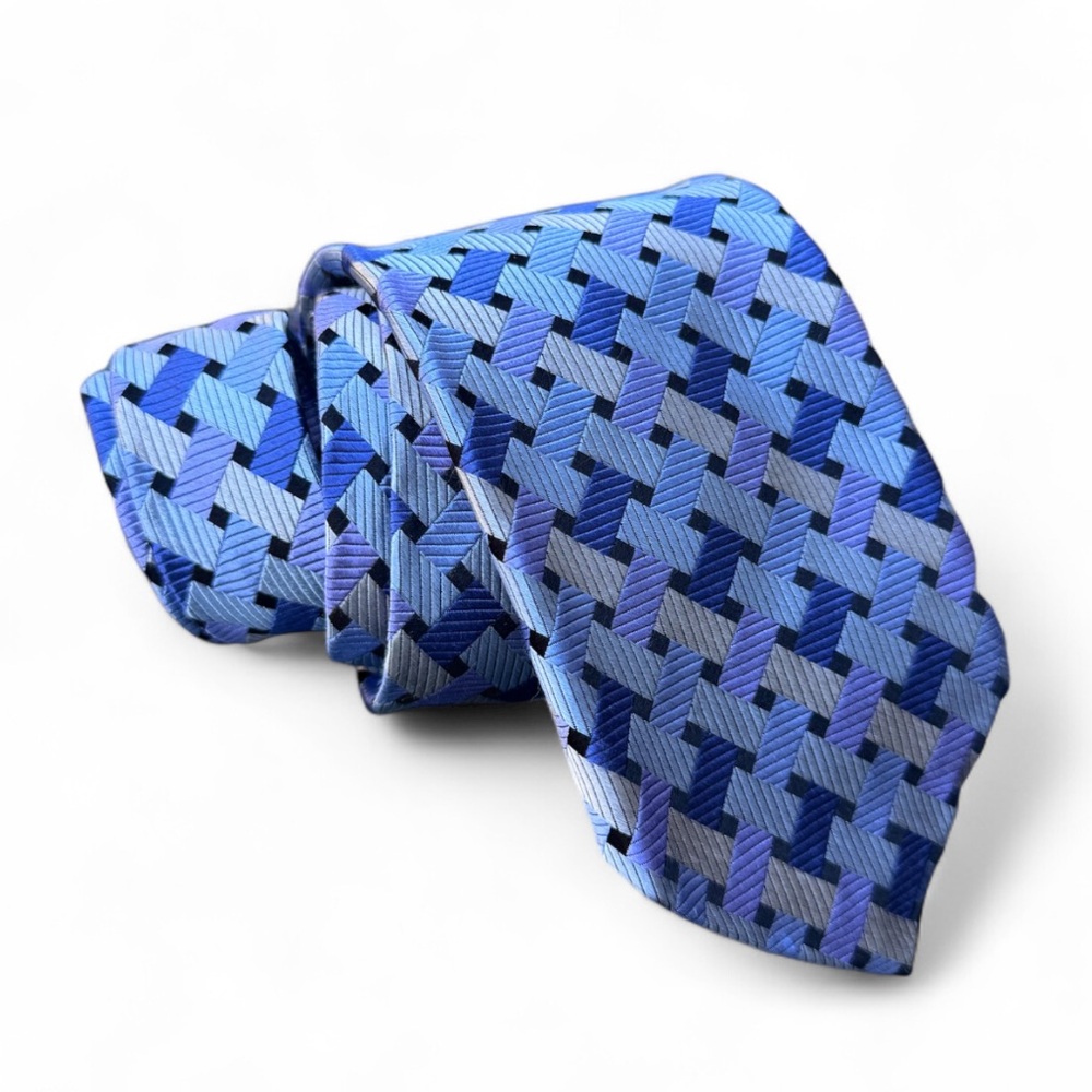 Robert Talbott • Best of Class Paul Simon Hatch Crossover Pattern Tie